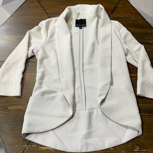 Harlowe and Graham Blazer in Light Cream